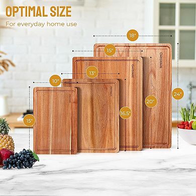 16.5x13 Acacia Reversible Cutting Board