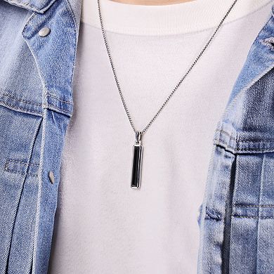 Men's LYNX Onyx Pendant Necklace