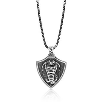 Men's LYNX Cobra Pendant Necklace
