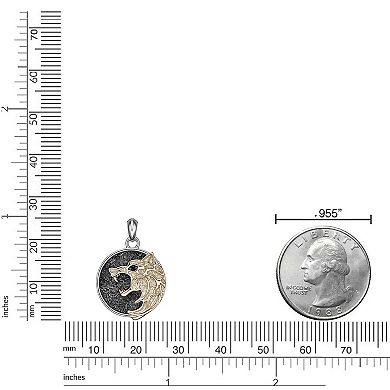 Men's LYNX Two-Tone Pendant Necklace