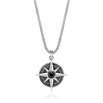 Men's LYNX Star Gemstone Pendant Necklace