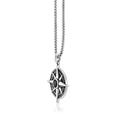 Men's LYNX Star Gemstone Pendant Necklace