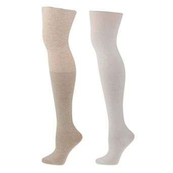 Girls Elli by Capelli 2-Pack Midweight Tights