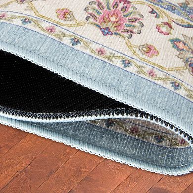 Laura Ashley Washable Printed Chenille Rugs