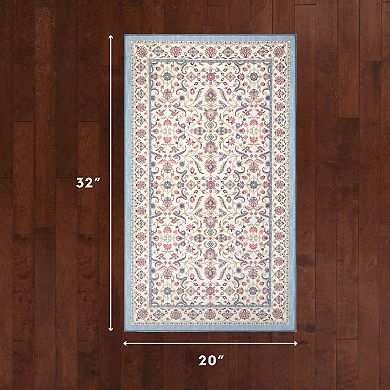 Laura Ashley Washable Printed Chenille Rugs