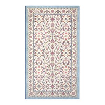 Laura Ashley Washable Printed Chenille Rugs