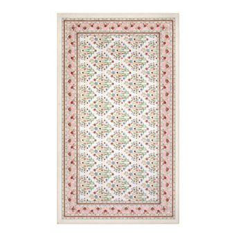 Laura Ashley Washable Printed Chenille Rugs