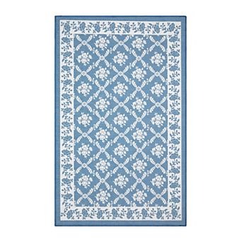 Laura Ashley Washable Printed Chenille Rugs