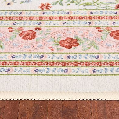 Laura Ashley Chenille Rug 2-Piece Set