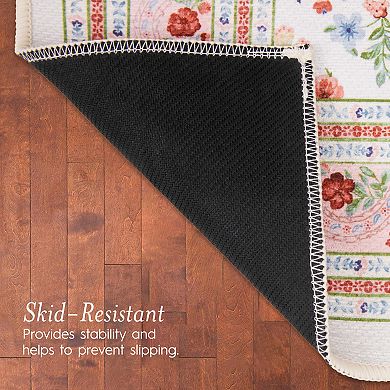 Laura Ashley Chenille Rug 2-Piece Set
