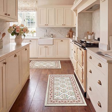 Laura Ashley Chenille Rug 2-Piece Set