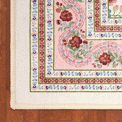 Laura Ashley Chenille Rug 2-Piece Set