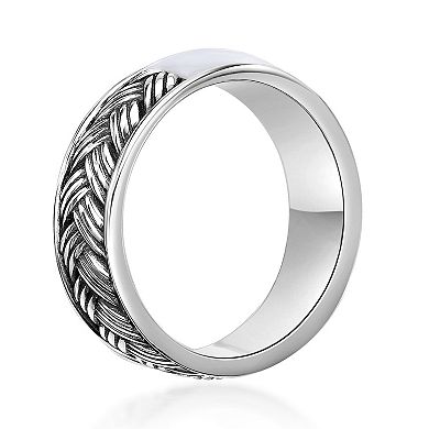 Men's LYNX Silver Gemstone Ring