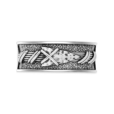 Men's LYNX Oxidized Sterling Silver Ring