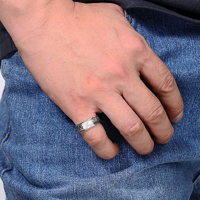 Men's LYNX Oxidized Sterling Silver Ring