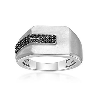 Men's LYNX 1/4 Carat T.W. Black Diamond Ring