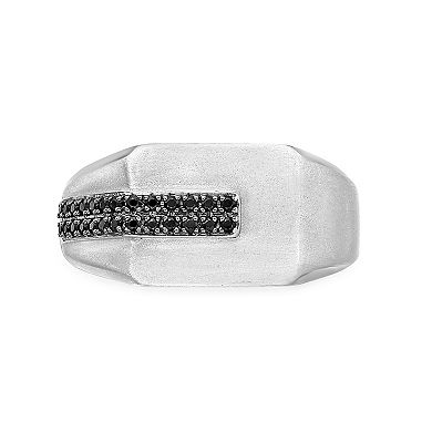 Men's LYNX 1/4 Carat T.W. Black Diamond Ring