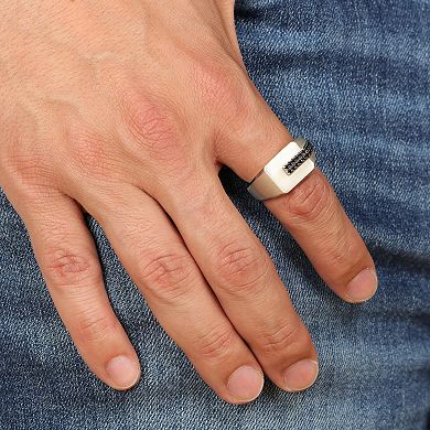 Men's LYNX 1/4 Carat T.W. Black Diamond Ring