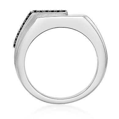 Men's LYNX 1/4 Carat T.W. Black Diamond Ring