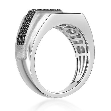 Men's LYNX 1/4 Carat T.W. Black Diamond Ring