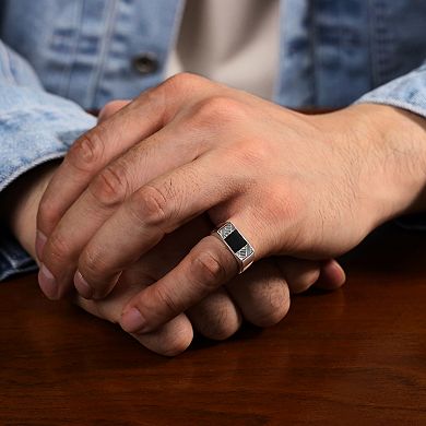 Men's LYNX Onyx Ring