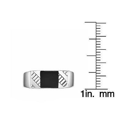Men's LYNX Onyx Ring