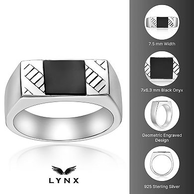 Men's LYNX Onyx Ring