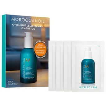 Moroccanoil Mini Overnight Hydrating Leave-in Hair Mask Treatment Serum Sampler Set