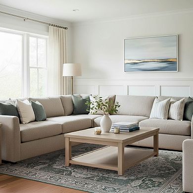 Wyatt & Ash Dream Mink Printed Chenille Rug