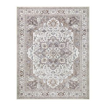 Wyatt & Ash Dream Mink Printed Chenille Rug