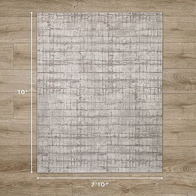 Wyatt & Ash Dream Mink Printed Chenille Rug