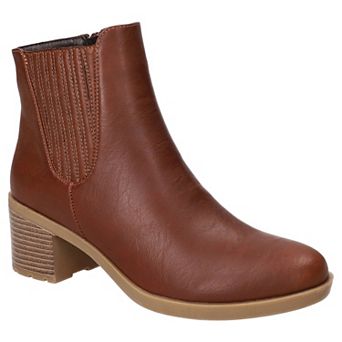 Easy Street Tulsa Women's Ankle Boots Block Heel Zip Closure
