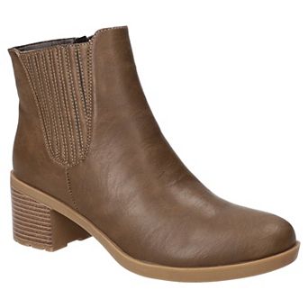 Easy Street Tulsa Women's Ankle Boots Block Heel Zip Closure