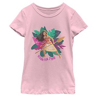 Girls 6-16 Disney's Moana Born For This Graphic Tee