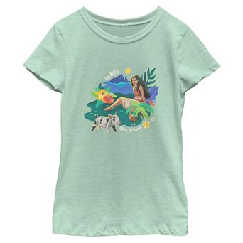Girls 6-16 Disney's Moana Go With The Flow Graphic Tee