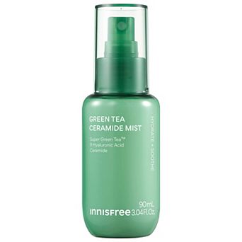 innisfree Green Tea Korean Ceramide Mist with Hyaluronic Acid for Redness & Soothing