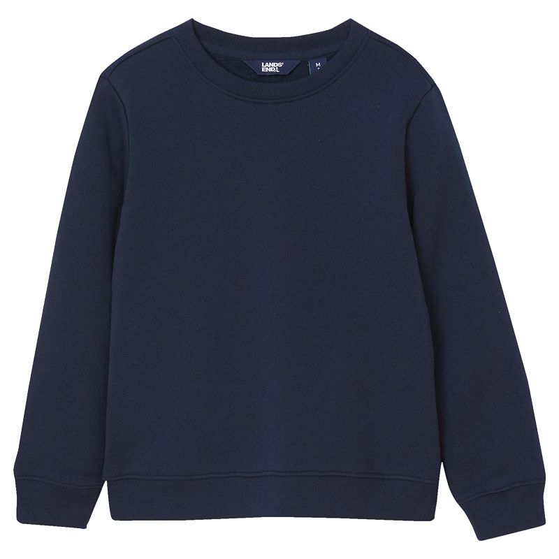 Kids 2-20 Lands' End Basic Fleece Crewneck Sweatshirt, Boy's, 