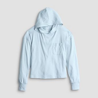 Girls 6-20 SO® Front Chest Pocket Hoodie in Regular and Plus Size