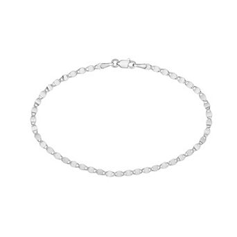 Color Romance 10k Gold Diamond-Cut Valentino Chain Bracelet