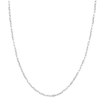 Color Romance 10k Gold Diamond-Cut Paperclip Chain Necklace
