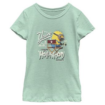 Girls 6-16 Minions Hollywood Royalty Graphic Tee