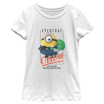 Girls 6-16 Minions Everyday Casual Graphic Tee