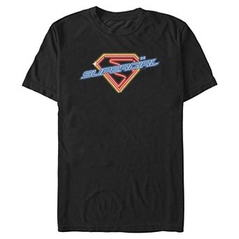 Big & Tall DC Comics Supergirl Neon Lights Graphic Tee