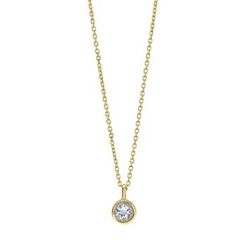 Karat Rush 14k Gold Gemstone Pendant Necklace