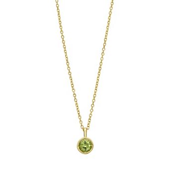 Karat Rush 14k Gold Gemstone Pendant Necklace