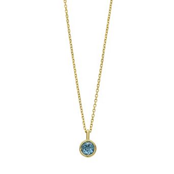 Karat Rush 14k Gold Gemstone Pendant Necklace