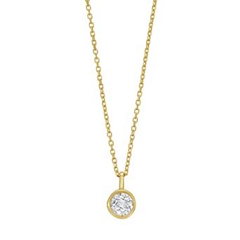 Karat Rush 14k Gold Gemstone Pendant Necklace
