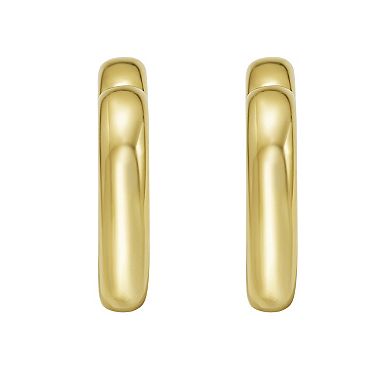 Karat Rush 14k Gold over Sterling Silver Open Heart Earrings
