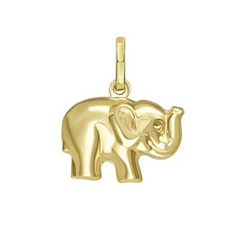Karat Rush 14k Gold Elephant Charm Pendant