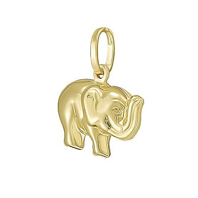 Karat Rush 14k Gold Elephant Charm Pendant